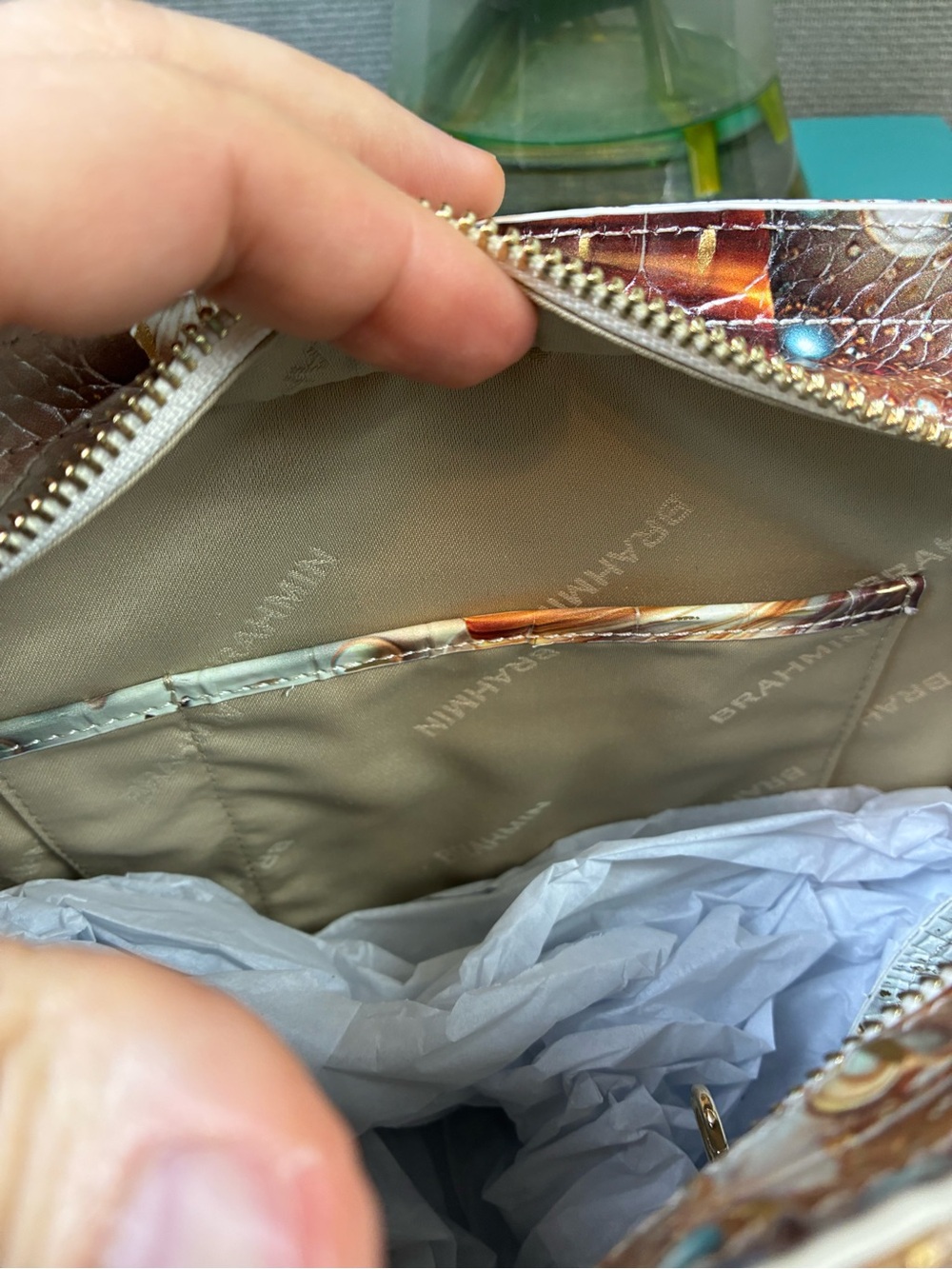 Brahmin Sea Jewel Melbourne Cami Shoulder Bag - NWT Rare Style 🔥 - Picture 8 of 9